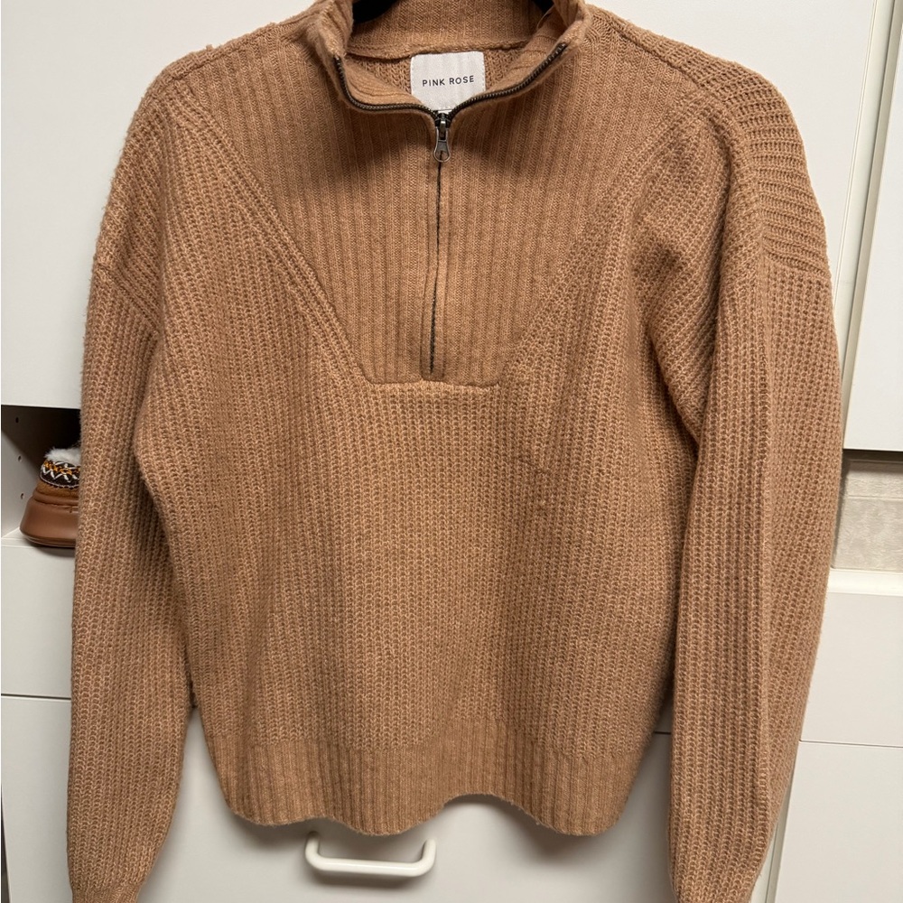 Camel Knit Pullover